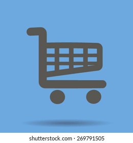 Vector shopping cart icon