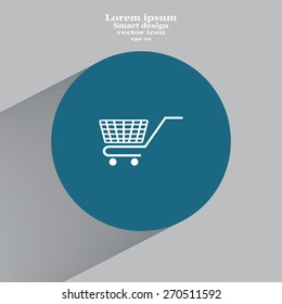 Vector shopping cart icon