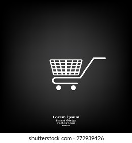 Vector shopping cart icon