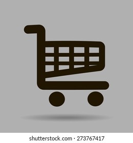Vector shopping cart icon