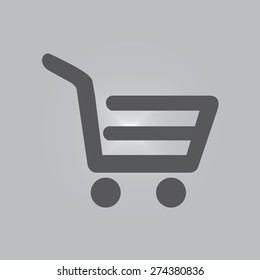 Vector shopping cart icon