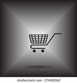 Vector shopping cart icon