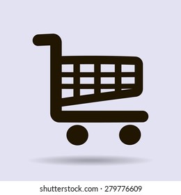 Vector shopping cart icon