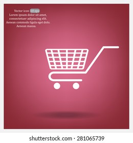 Vector shopping cart icon