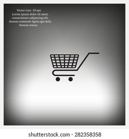 Vector shopping cart icon
