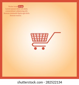Vector shopping cart icon