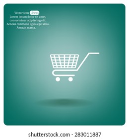 Vector shopping cart icon