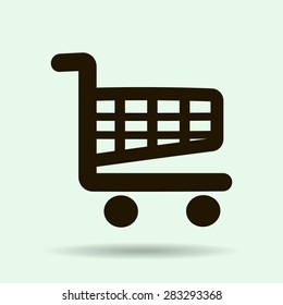 Vector shopping cart icon