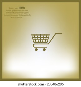 Vector shopping cart icon