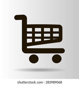 Vector shopping cart icon