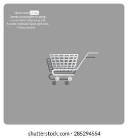 Vector shopping cart icon