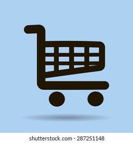 Vector shopping cart icon