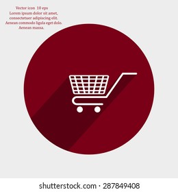 Vector shopping cart icon