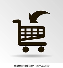 Vector shopping cart icon