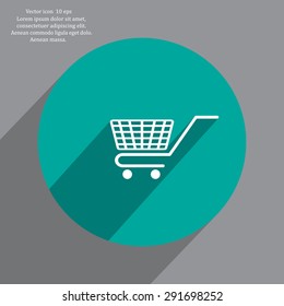 Vector shopping cart icon