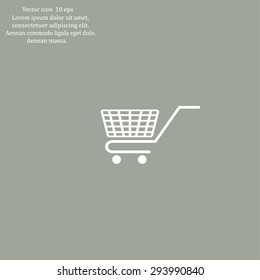Vector shopping cart icon