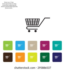 Vector shopping cart icon