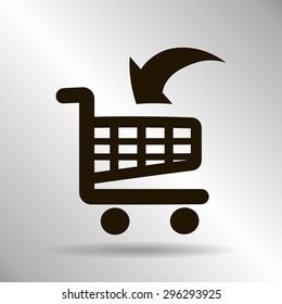 Vector shopping cart icon