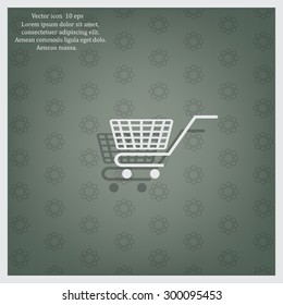 Vector shopping cart icon