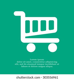 Vector shopping cart icon