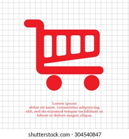 Vector shopping cart icon