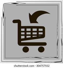 Vector shopping cart icon
