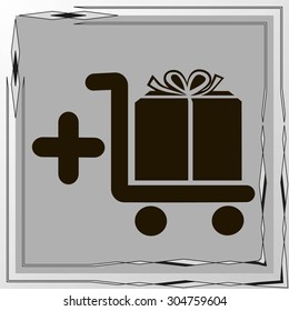 Vector shopping cart icon