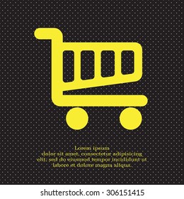 Vector shopping cart icon