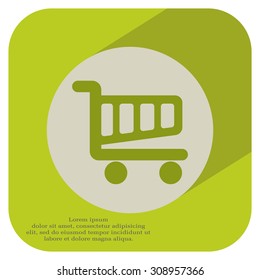 Vector shopping cart icon