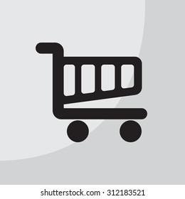 Vector shopping cart icon