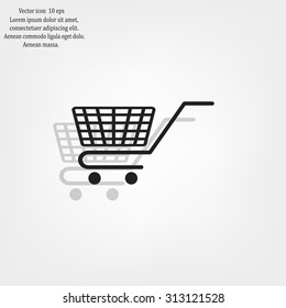 Vector shopping cart icon