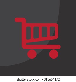 Vector shopping cart icon