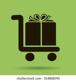 Vector shopping cart icon