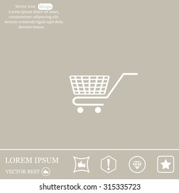 Vector shopping cart icon