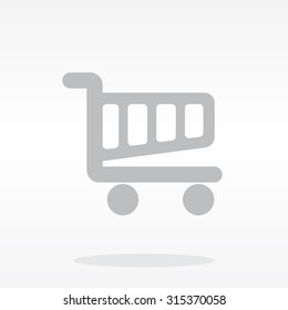 Vector shopping cart icon