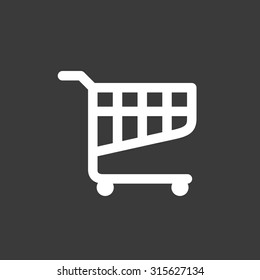 Vector shopping cart icon