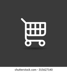 Vector shopping cart icon
