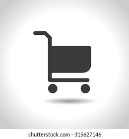 Vector shopping cart icon