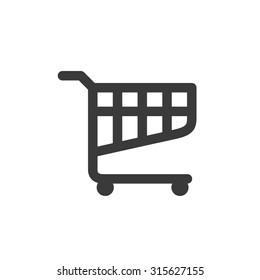 Vector shopping cart icon
