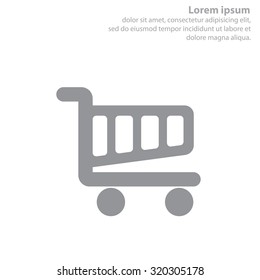 Vector shopping cart icon
