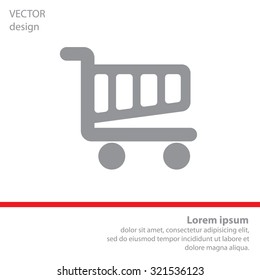 Vector shopping cart icon