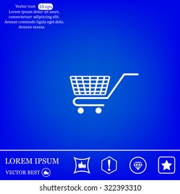 Vector shopping cart icon