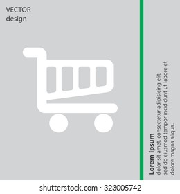 Vector shopping cart icon