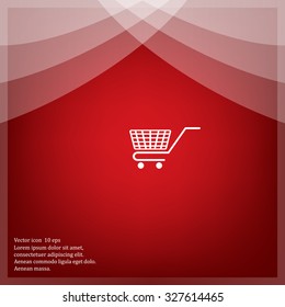 Vector shopping cart icon