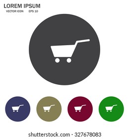 Vector shopping cart icon