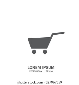 Vector shopping cart icon