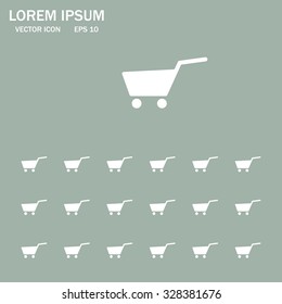 Vector shopping cart icon