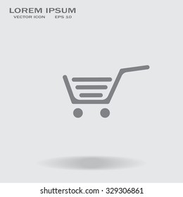 Vector shopping cart icon