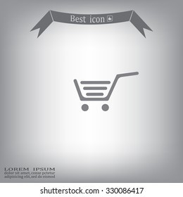 Vector shopping cart icon