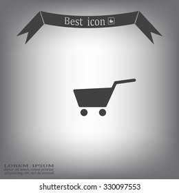 Vector shopping cart icon